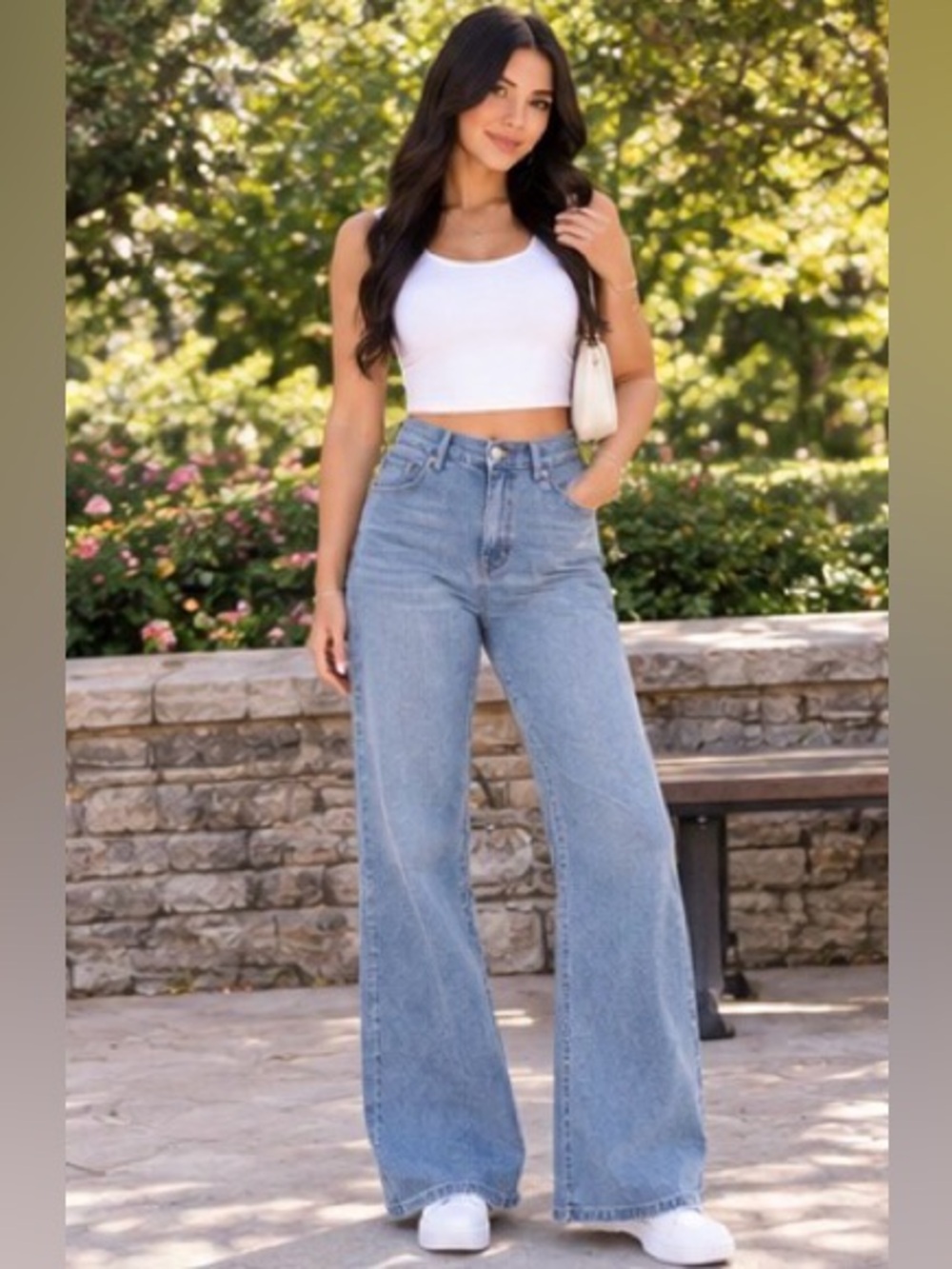 Time and Tru Light Blue Flare Jeans